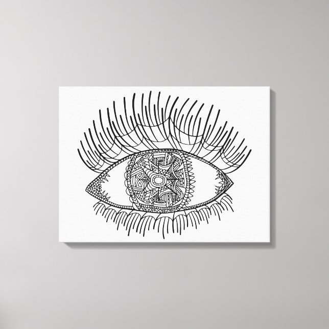 Inspired Eye 6 Canvas Print (Front)