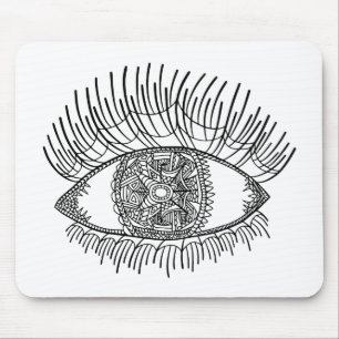 Inspired Eye Mouse Pad