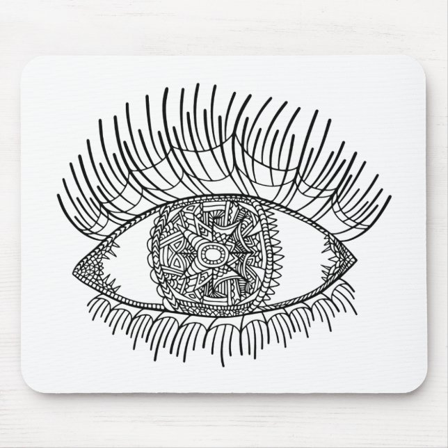 Inspired Eye Mouse Pad (Front)