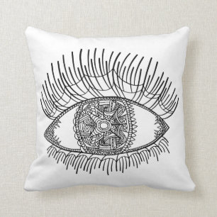 Inspired Eye Throw Pillow