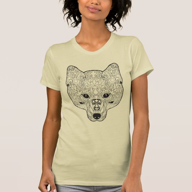 Inspired Fox Head T-Shirt (Front)