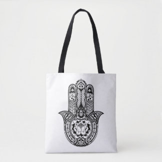 Inspired Hamsa Symbol 2 Tote Bag