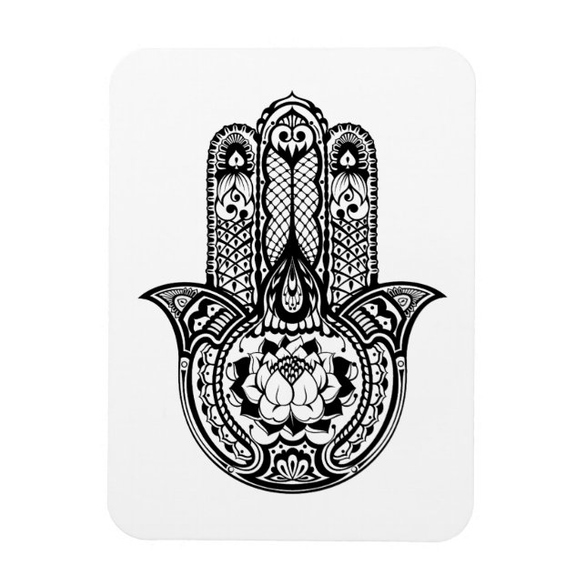 Inspired Hamsa Symbol Magnet (Vertical)