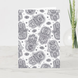 Inspired Hand Drawn Hamsa Card