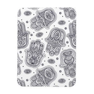 Inspired Hand Drawn Hamsa Magnet
