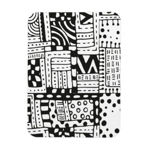 Inspired Indian Abstract Figures Magnet
