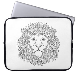 Inspired Lion Head 3 Laptop Sleeve