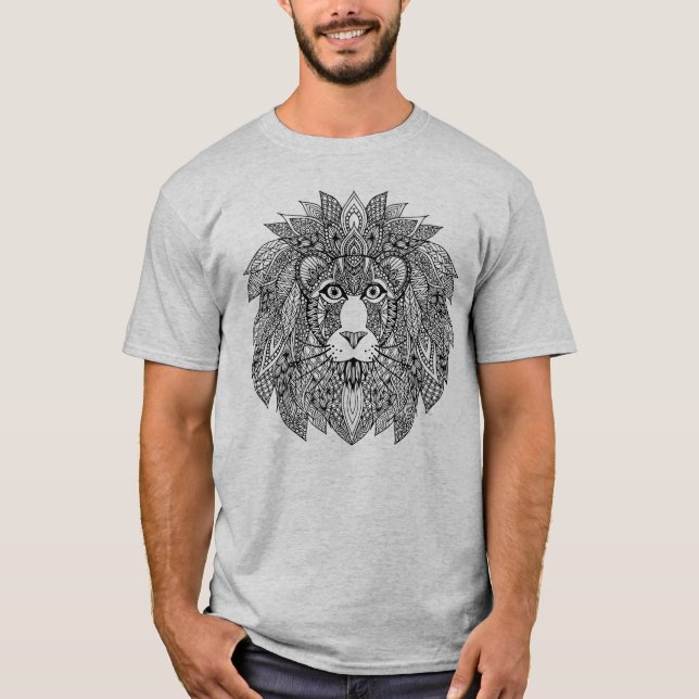 Inspired Lion Head 4 T-Shirt (Front)