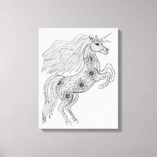 Inspired Magic Unicorn 6 Canvas Print