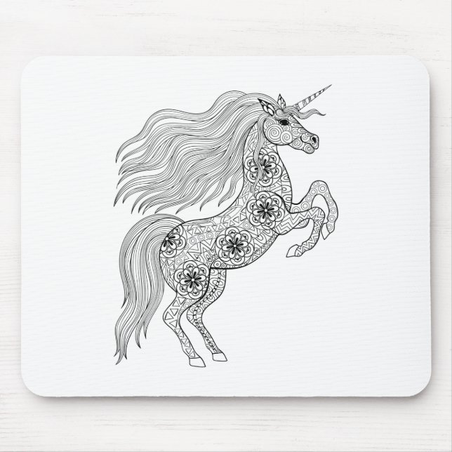 Inspired Magic Unicorn Mouse Pad (Front)