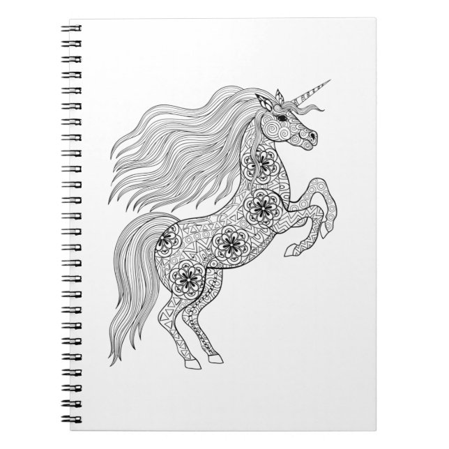 Inspired Magic Unicorn Notebook (Front)