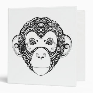 Inspired Monkey Design Binder