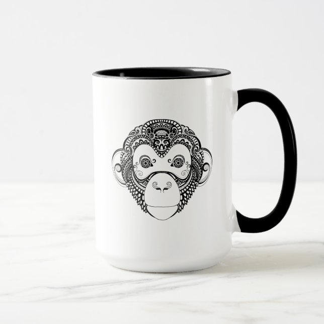 Inspired Monkey Design Mug (Right)