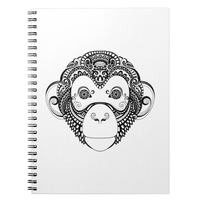 Inspired Monkey Design Notebook (Front)