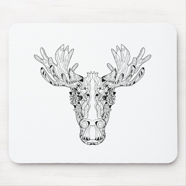 Inspired Of An Elk Mouse Pad (Front)