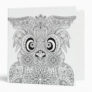 Inspired Owl Portrait Binder