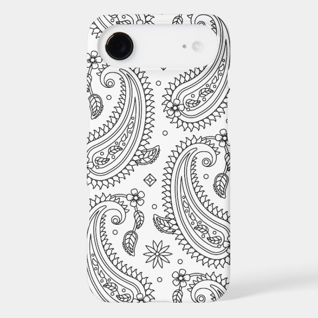Inspired Paisley Design Case-Mate iPhone Case (Back)