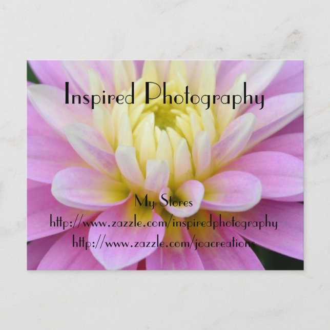 Inspired Photography Postcard (Front)