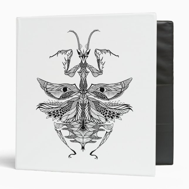 Inspired Praying Mantis Binder (Front/Inside)