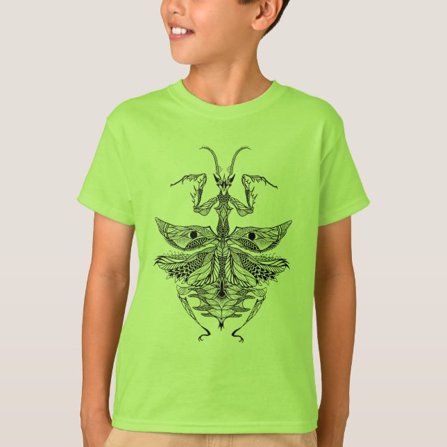 Inspired Praying Mantis T-Shirt (Front)
