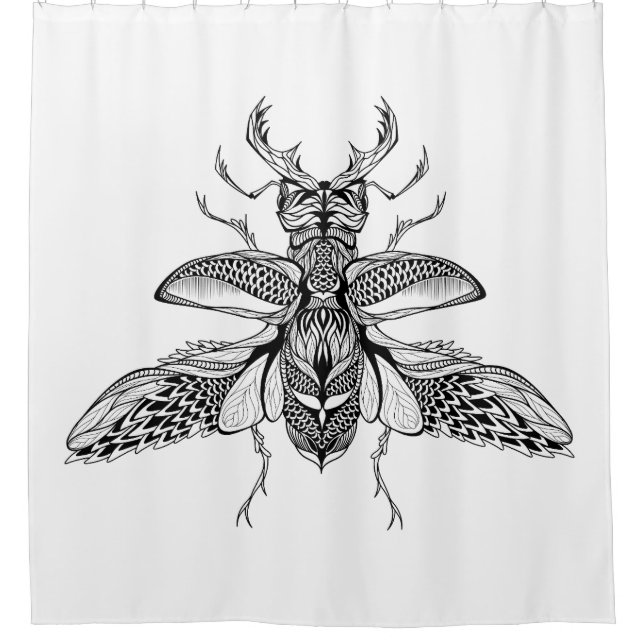 Inspired Psychedelic Stag-Beetle (Front)