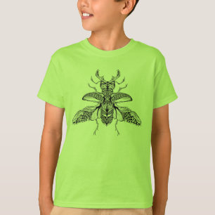 Inspired Psychedelic Stag-Beetle T-Shirt