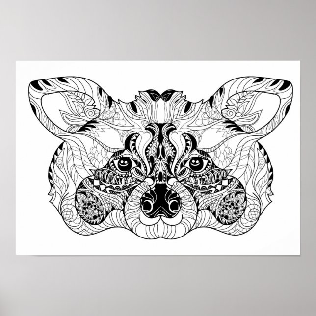 Inspired Raccoon 2 Poster (Front)