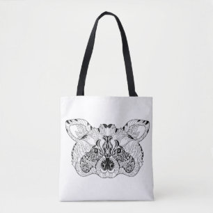 Inspired Raccoon 2 Tote Bag
