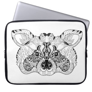 Inspired Raccoon Laptop Sleeve