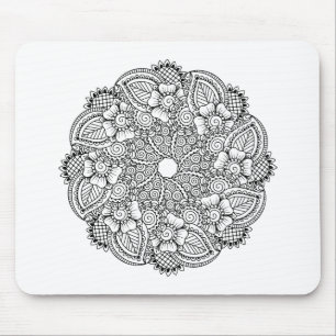 Inspired Round Design Mouse Pad
