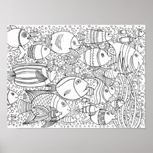 Inspired School Of Fish 2 Poster