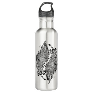 Inspired Sketch Of Feathers 710 Ml Water Bottle