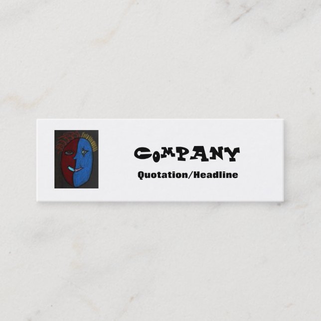 Inspired Skinny Business/Jewellery/Art Tag (Front)