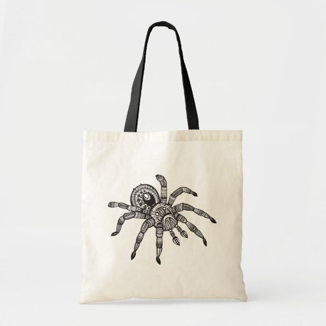 Inspired Spider Tote Bag (Front)