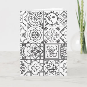 Inspired Talavera Pattern Card