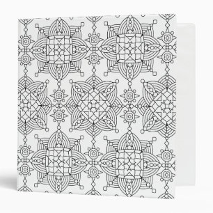 Inspired Tribal Artsy Pattern Binder
