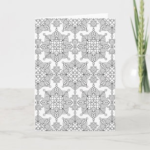 Inspired Tribal Artsy Pattern Card