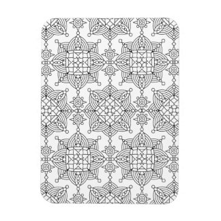 Inspired Tribal Artsy Pattern Magnet