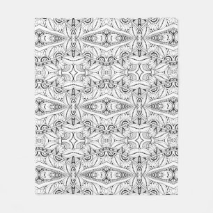 Inspired Tribal Design Fleece Blanket