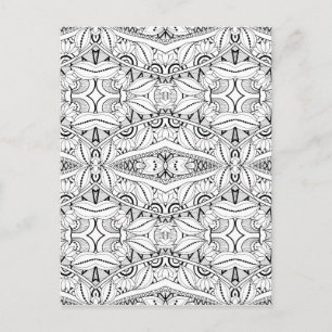 Inspired Tribal Design Postcard