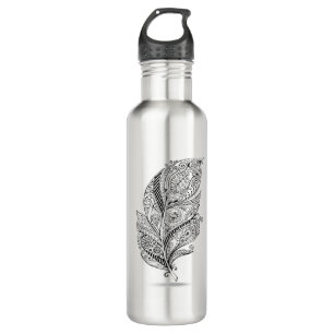 Inspired Tribal Feather 710 Ml Water Bottle