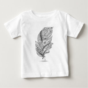 Inspired Tribal Feather Baby T-Shirt