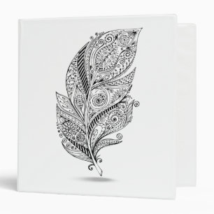 Inspired Tribal Feather Binder