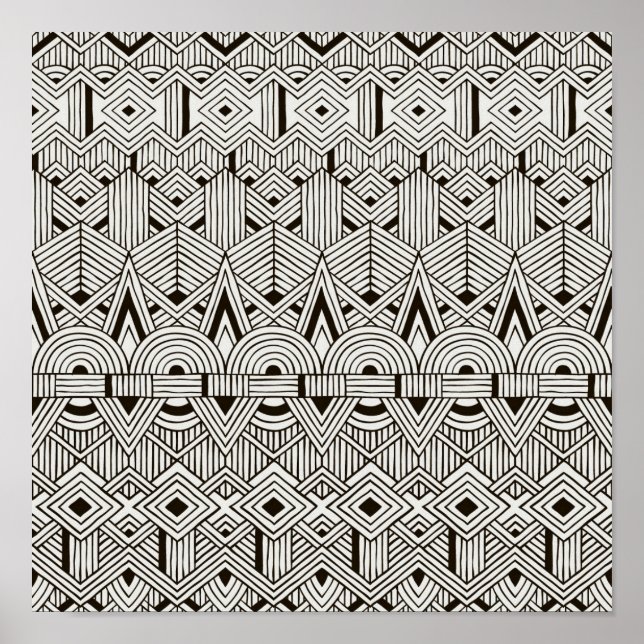 Inspired Tribal Pattern 2 Poster (Front)