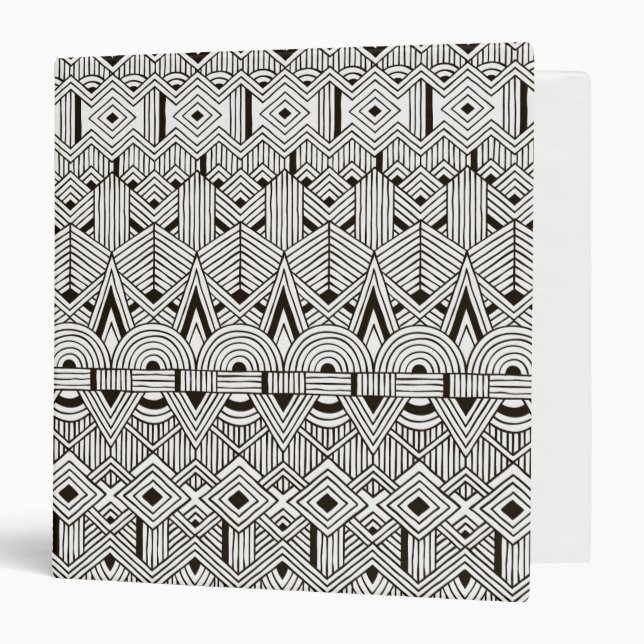 Inspired Tribal Pattern Binder (Front/Inside)