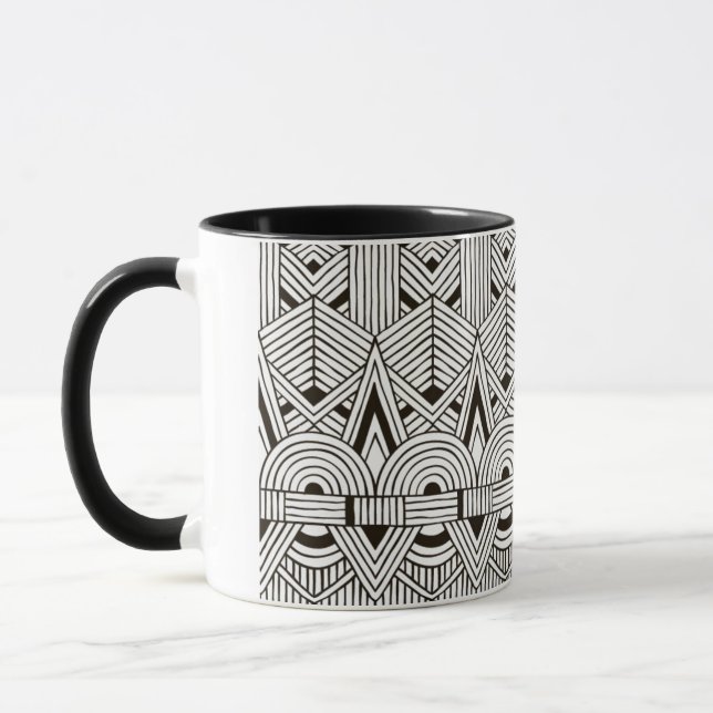 Inspired Tribal Pattern Mug (Left)