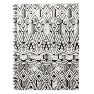 Inspired Tribal Pattern Notebook