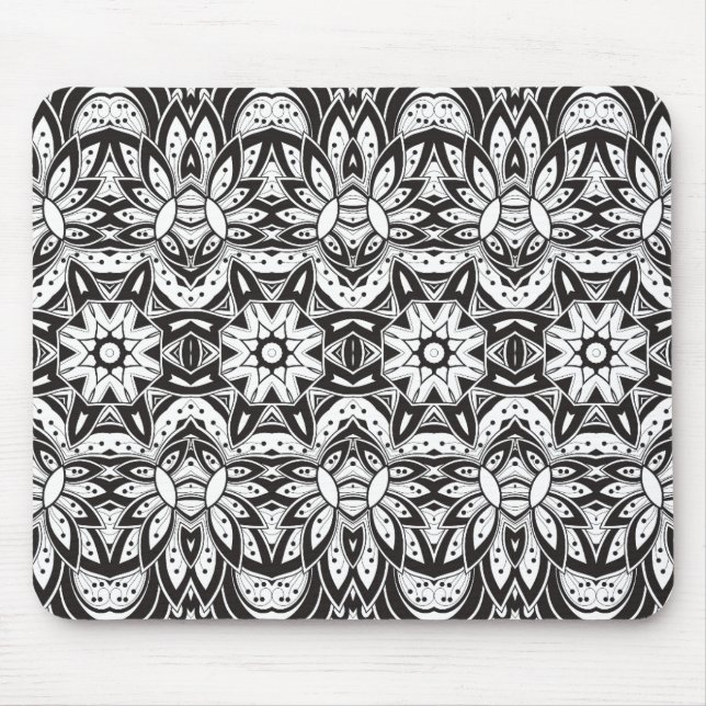 Inspired Tribal Style  Illustration Mouse Pad (Front)