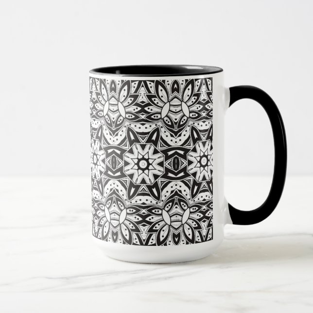 Inspired Tribal Style  Illustration Mug (Right)