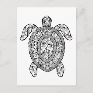 Inspired Turtle Postcard